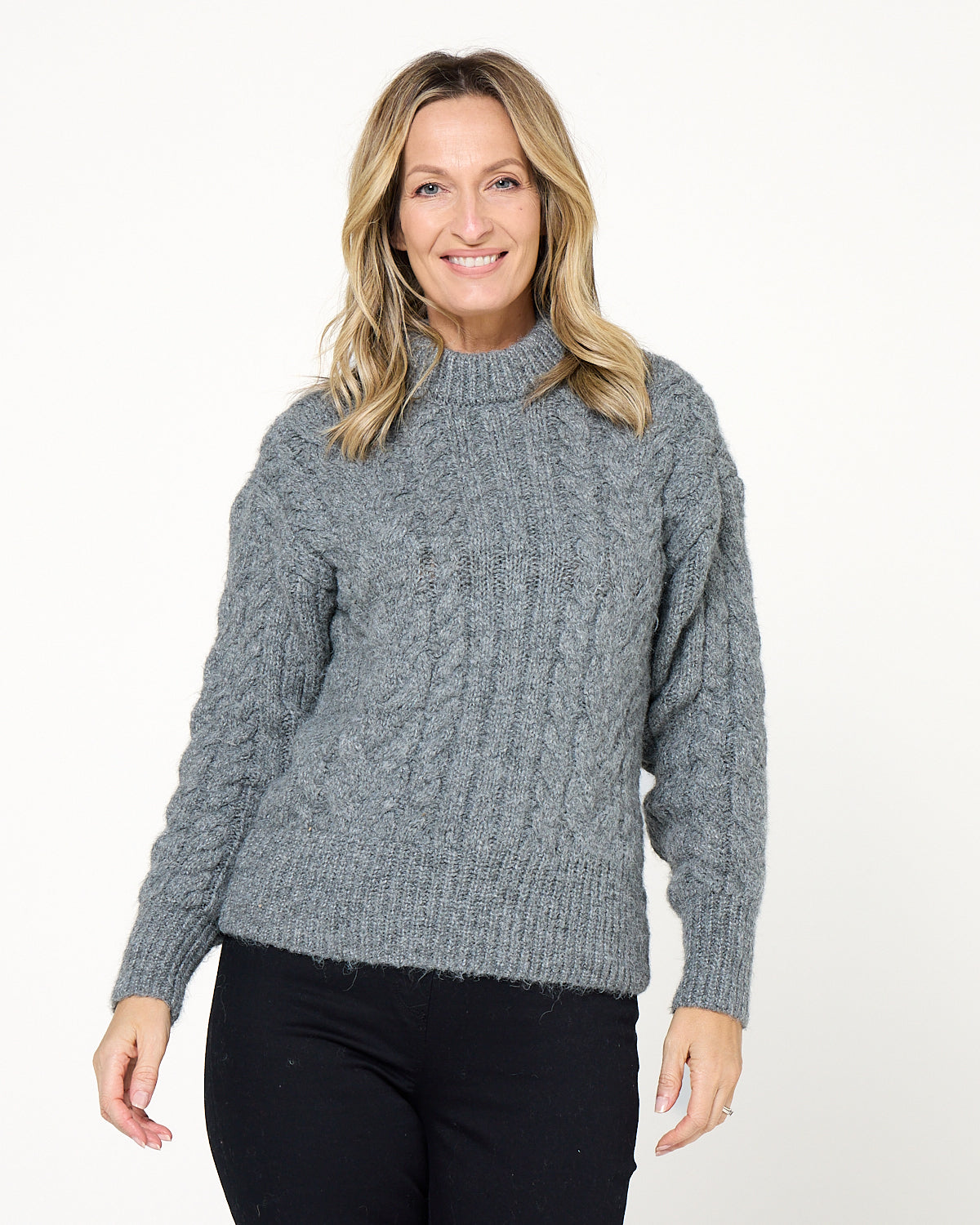 Glastonbury Knit - Charcoal