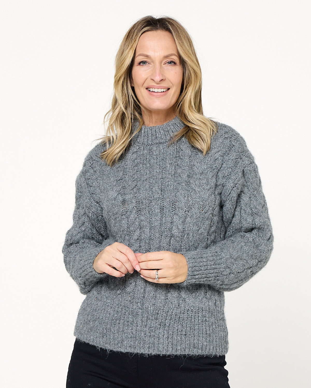 Glastonbury Knit - Charcoal