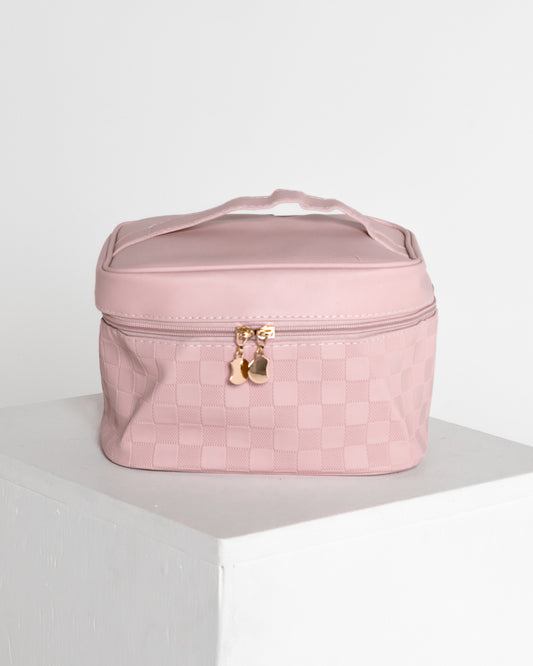 Globetrotter Cosmetic / Travel Case - Blossom Check