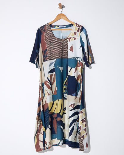 River Dress - Earthen Mosaic