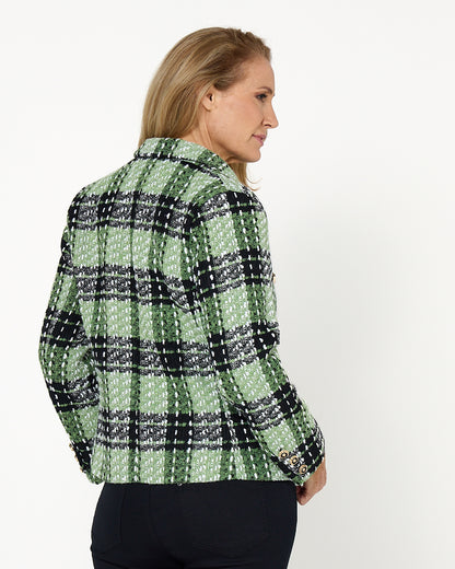 Nathalia Jacket - Green Check