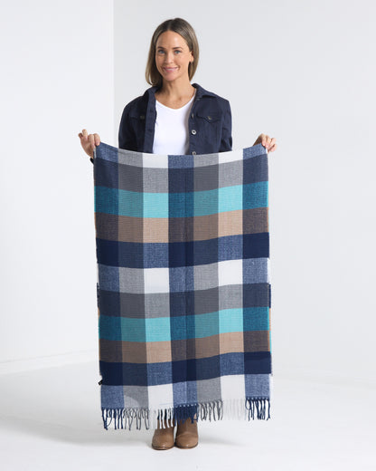 Lavenham Scarf - Ocean Breeze