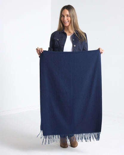 Tenby Scarf - Navy