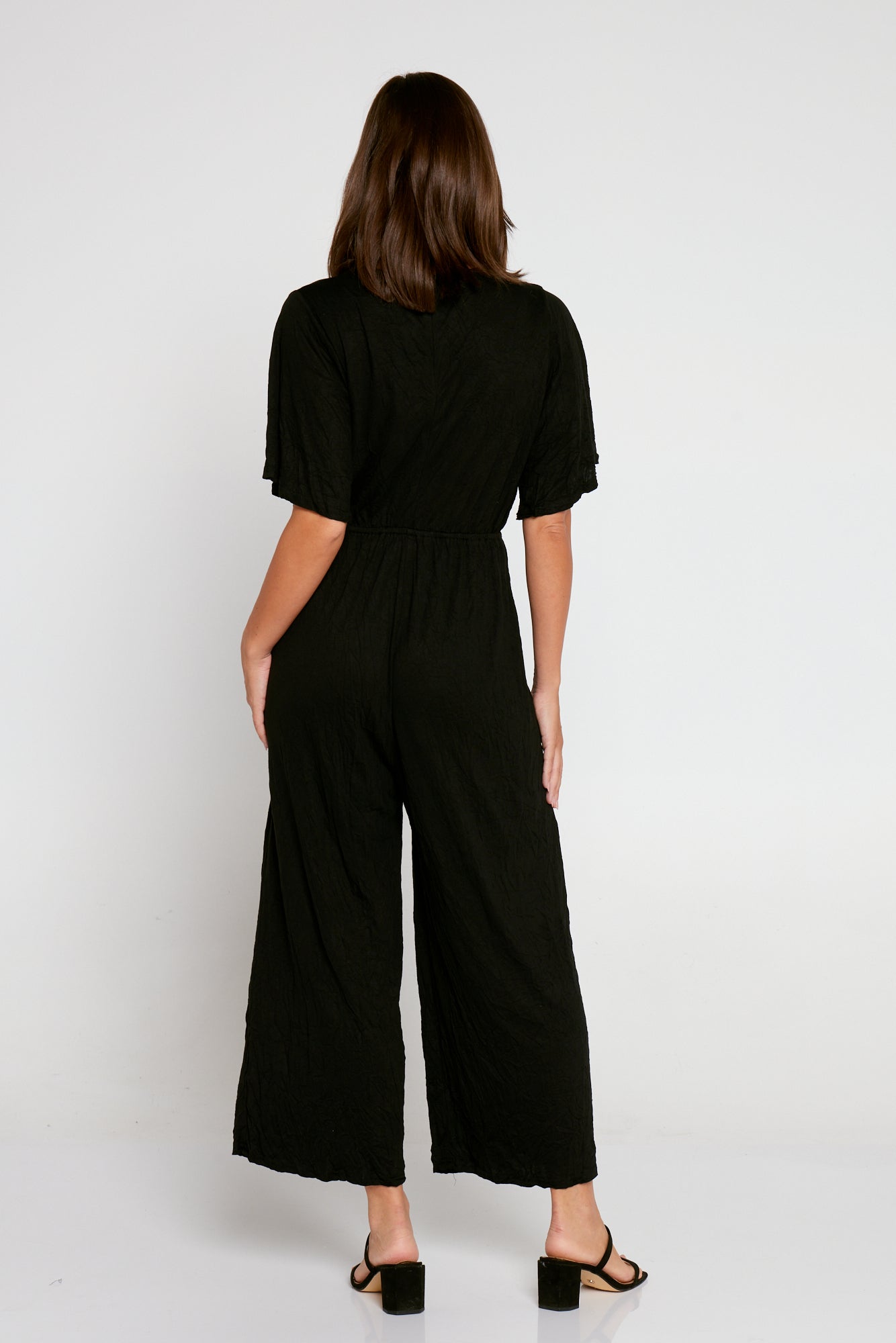 Hailey Jumpsuit - Black  Women's Cotton Pant Suits & Rompers