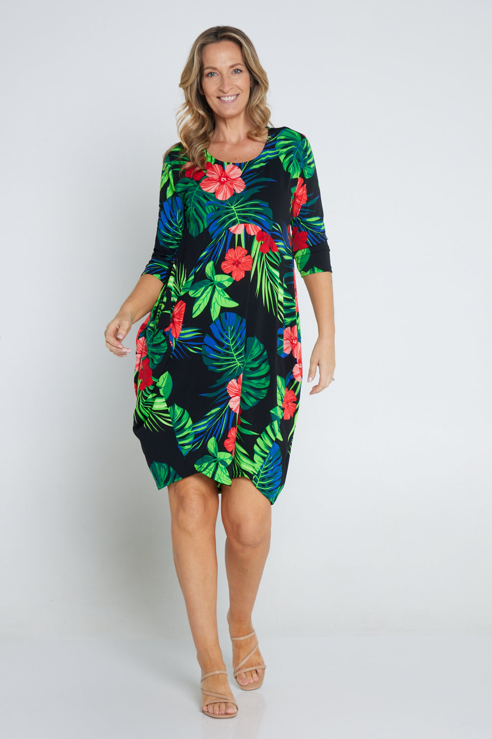 Sarika Dress - Hibiscus Island