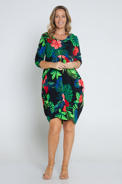 Sarika Dress - Hibiscus Island