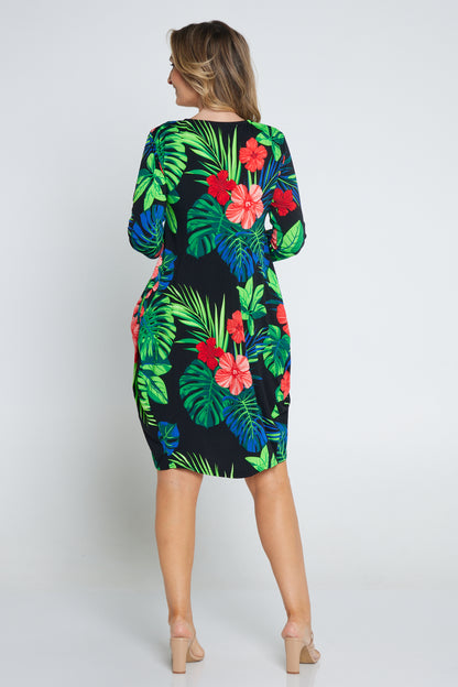 Sarika Dress - Hibiscus Island