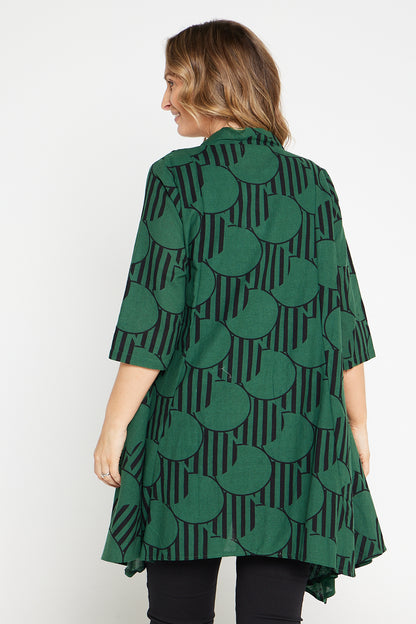 Hermione Shirt -  Green Print