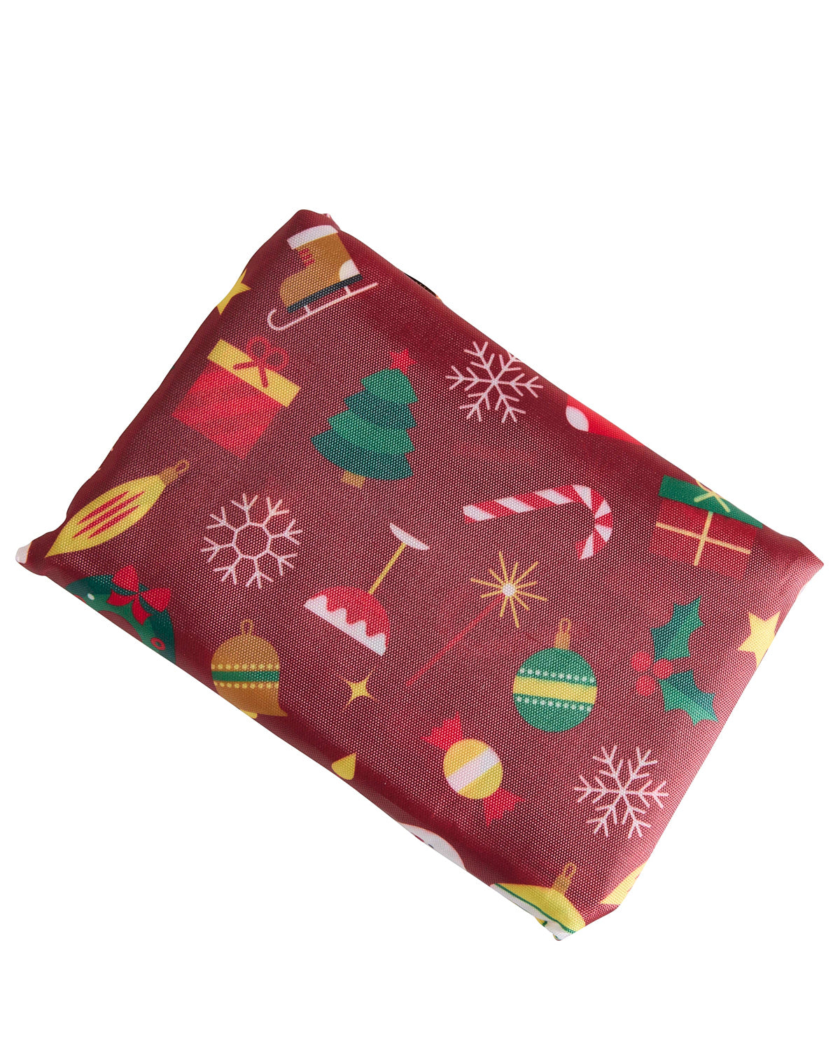 Large Reusable Shopping Bag - Red Christmas