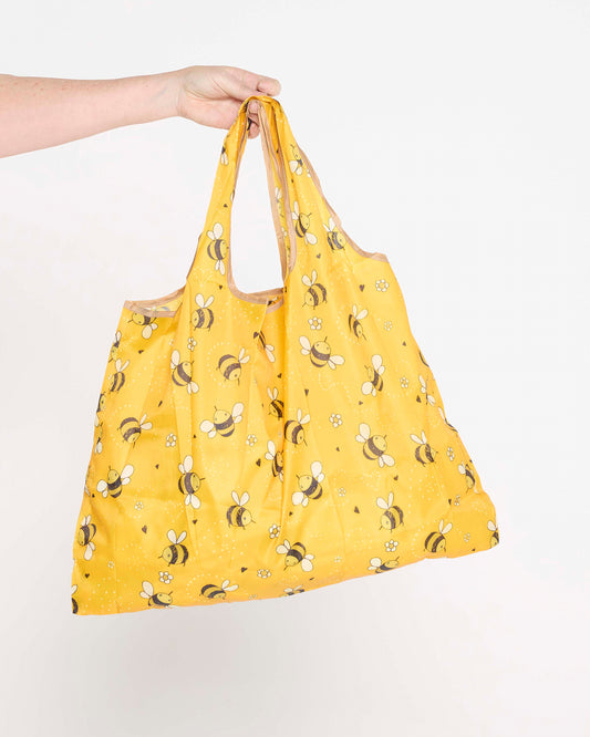 Large Reusable Shopping Bag - Busy Bees