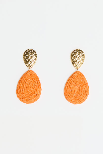 Barina Earrings - Orange