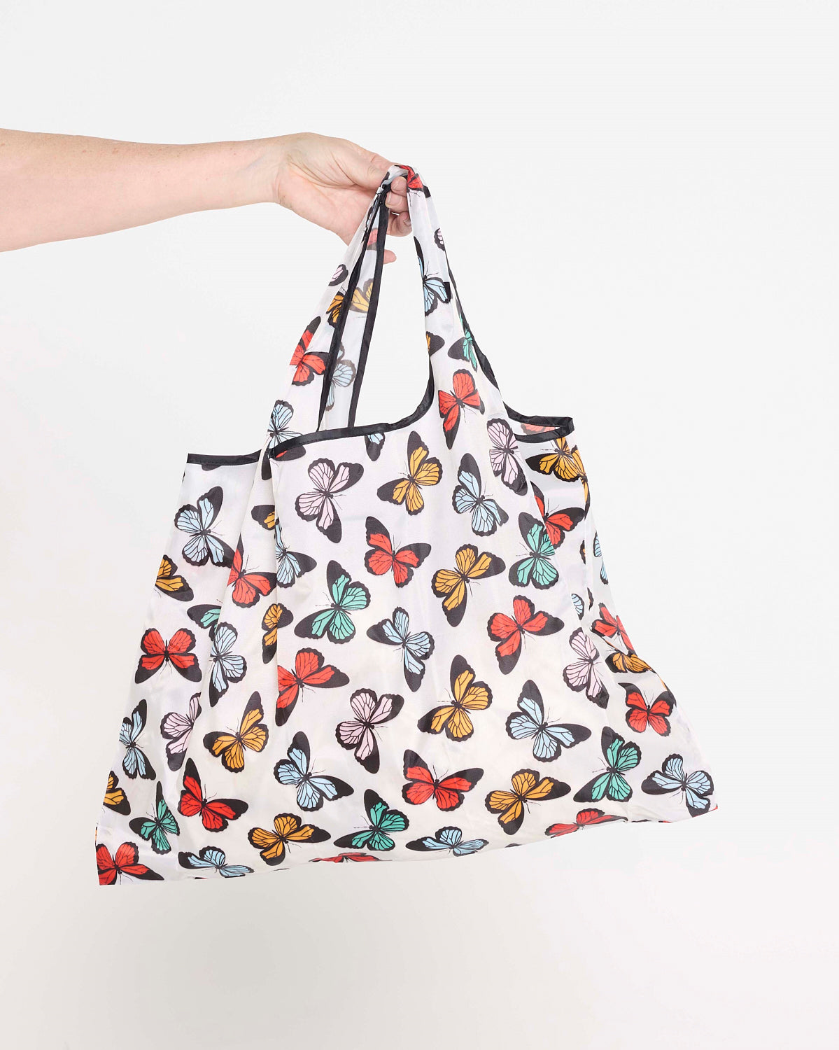Large Reusable Shopping Bag - Butterflies