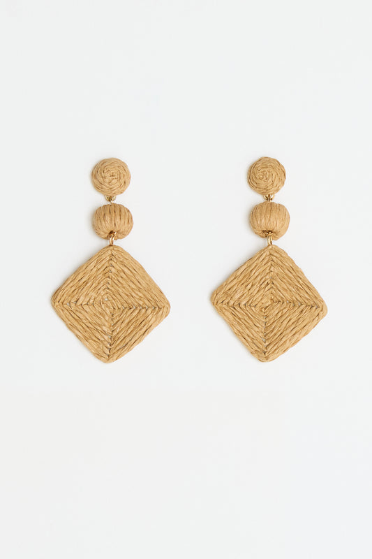 Baleen Earrings - Natural