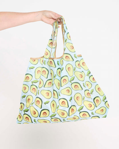 Large Reusable Shopping Bag - Avocados