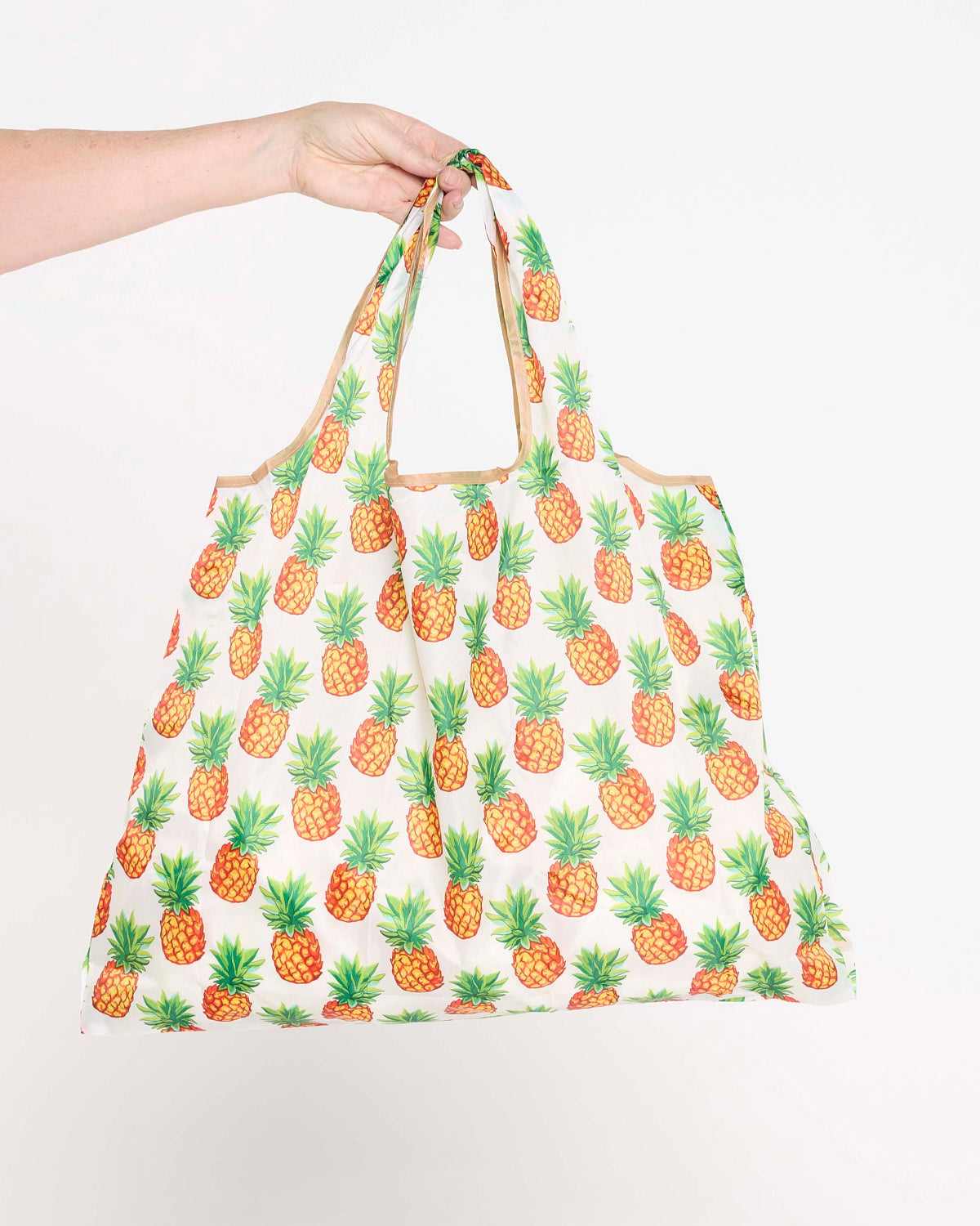 Large Reusable Shopping Bag - Pineapples