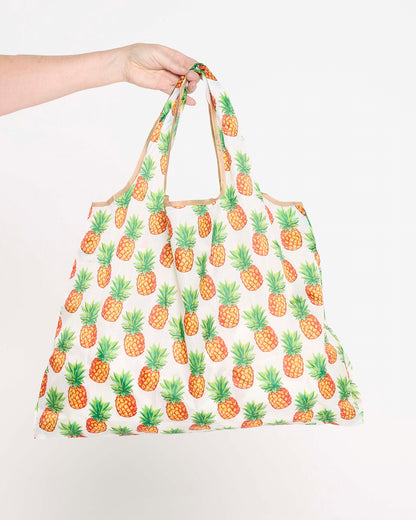 Large Reusable Shopping Bag - Pineapples