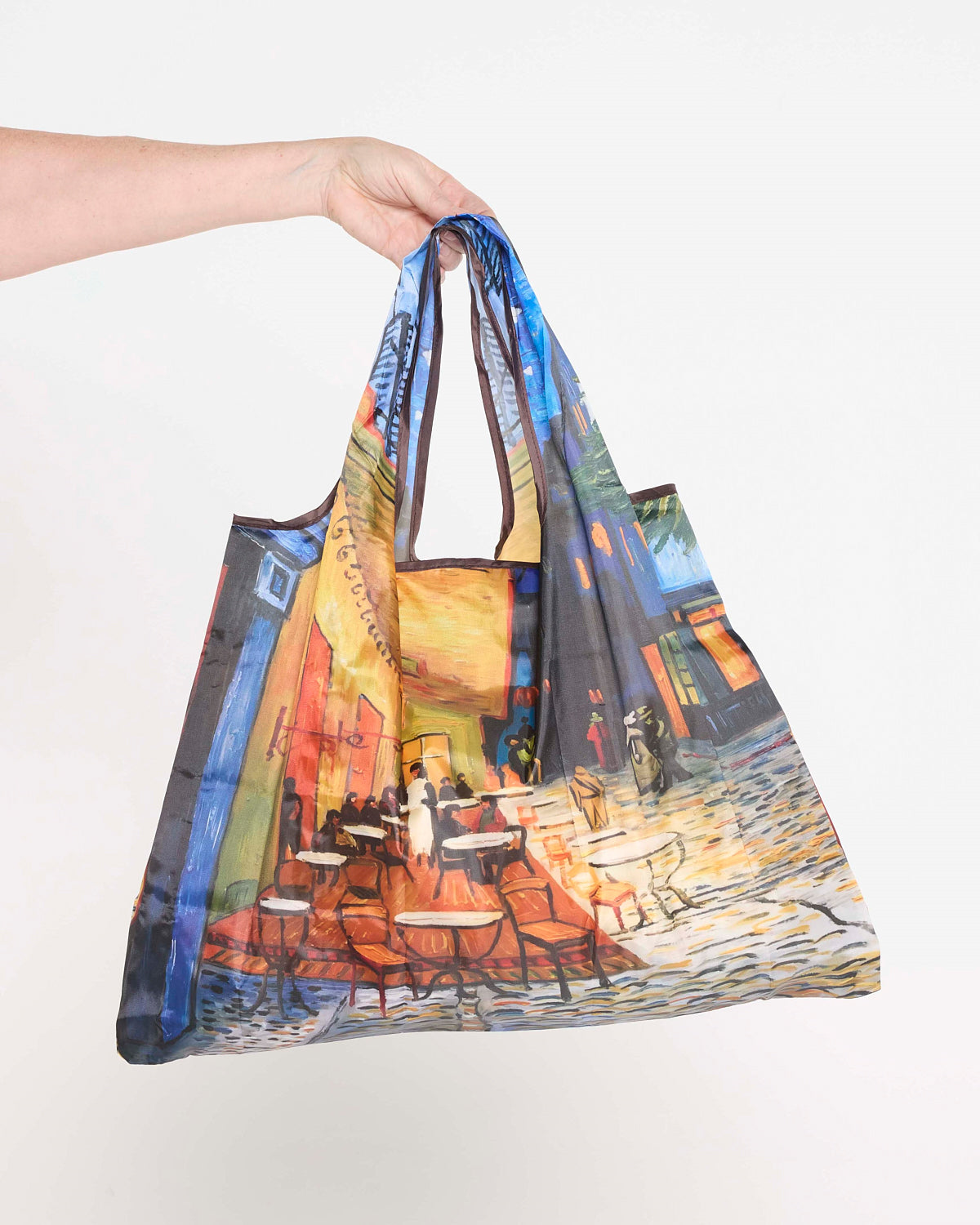 Large Reusable Shopping Bag - Cafe Culture