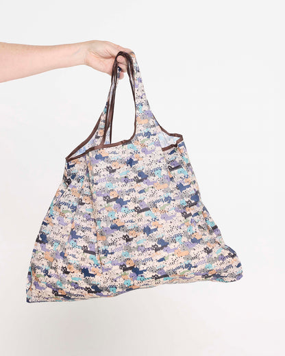 Large Reusable Shopping Bag - Whisker Parade