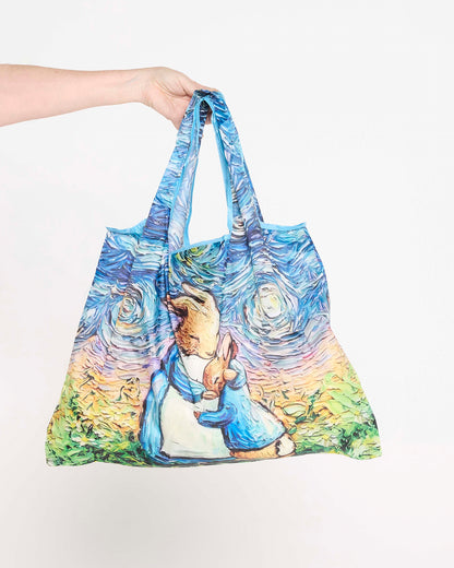 Large Reusable Shopping Bag - Bunny Love