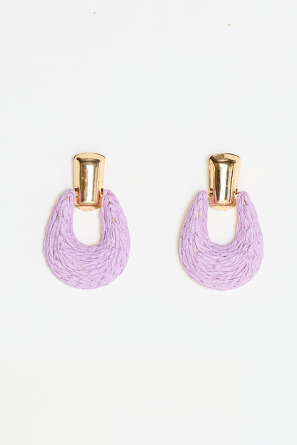 Stasia Earrings - Lilac