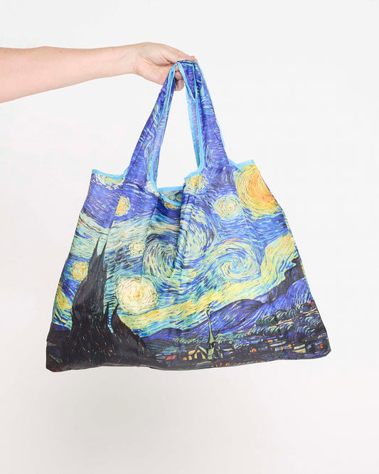 Large Reusable Shopping Bag - Starry Night