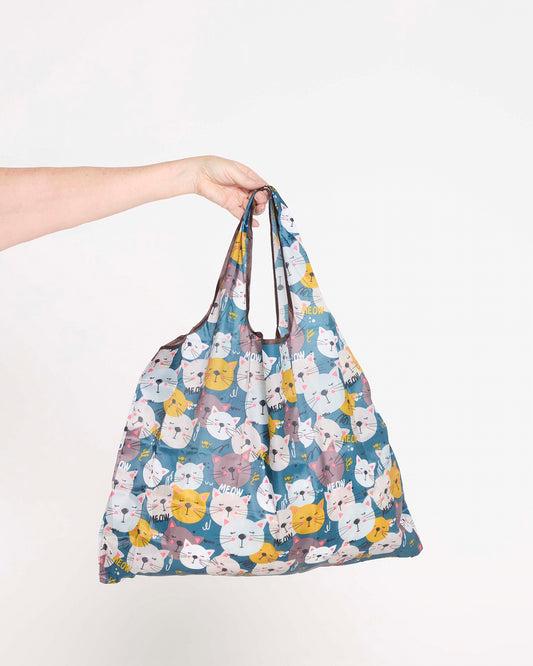 Large Reusable Shopping Bag - The Cats Whiskers