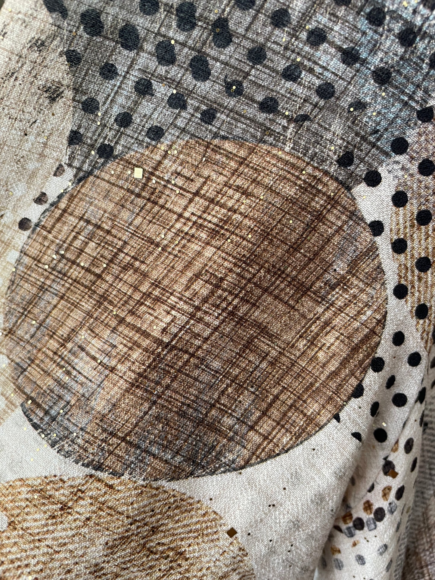 Elara Dress - Mocha Luxe Spot Print