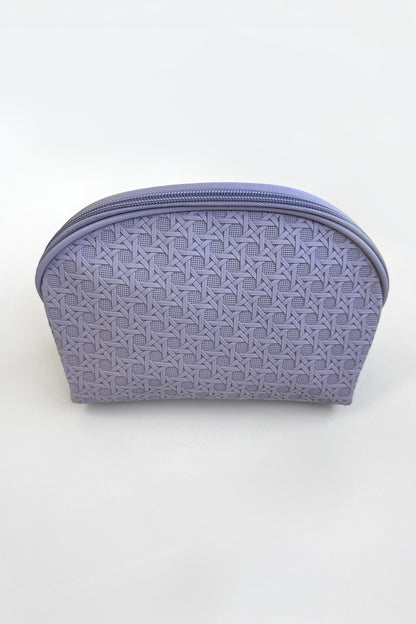 Tranquility Cosmetic Case - Lavender Weave