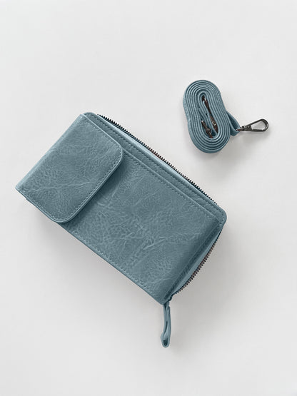 Phone Holder Purse - Blue
