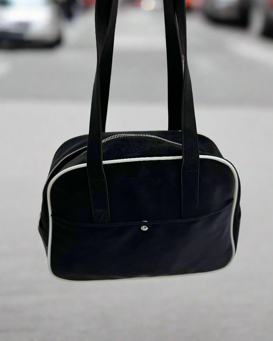 Daisy Retro Bowling Bag - Black