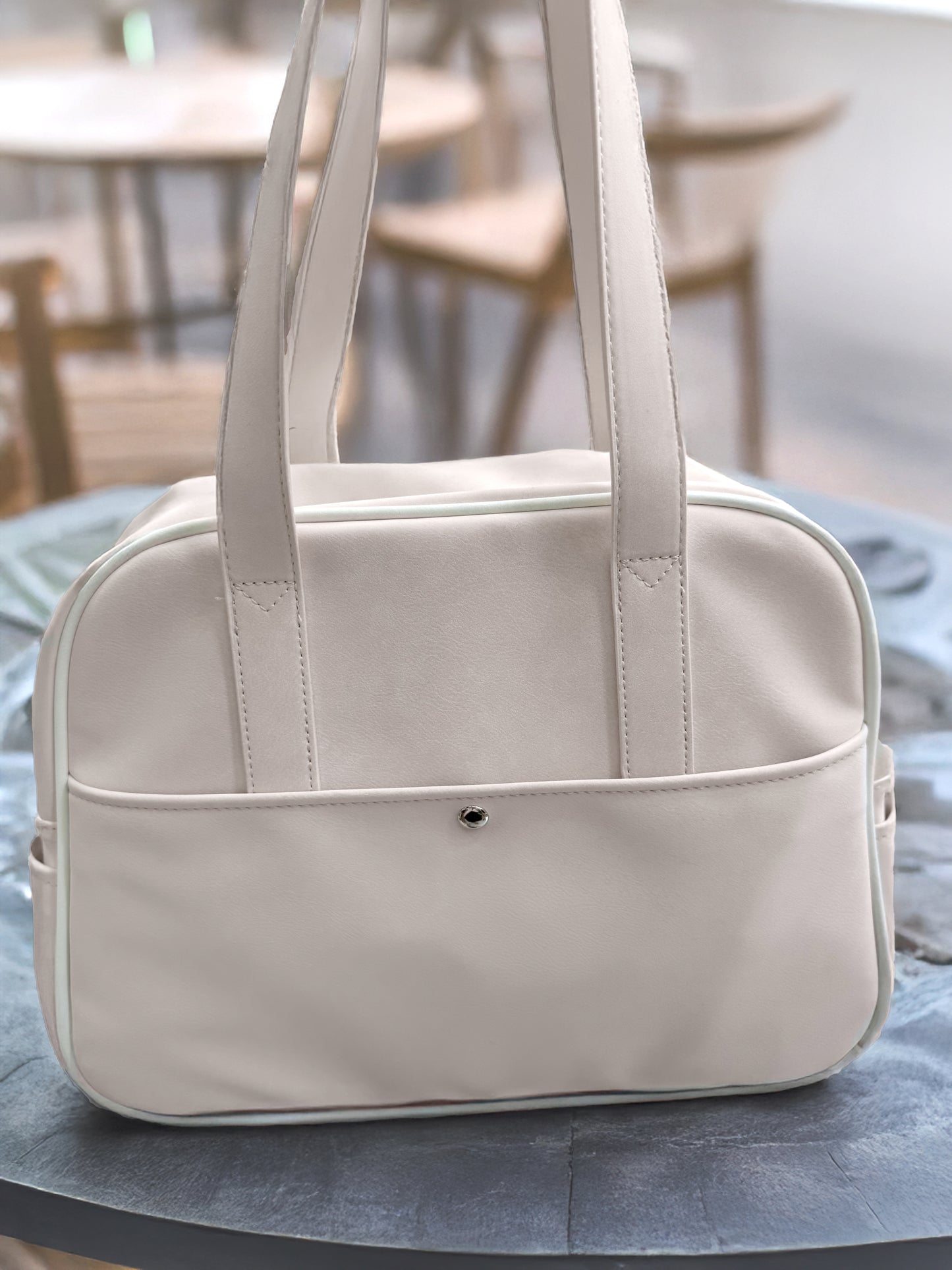 Daisy Retro Bowling Bag - Shell Pink