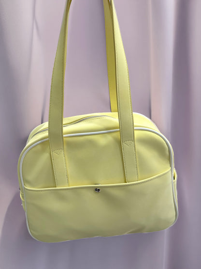 Daisy Retro Bowling Bag - Butter Yellow