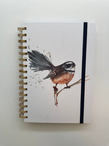 Piwakawaka Notebook by Meg Hawkins