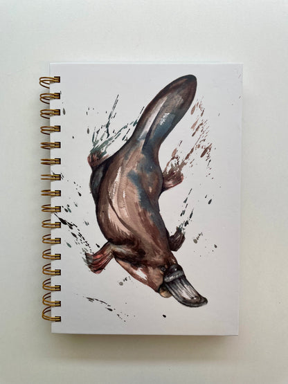 Platypus Notebook by Meg Hawkins