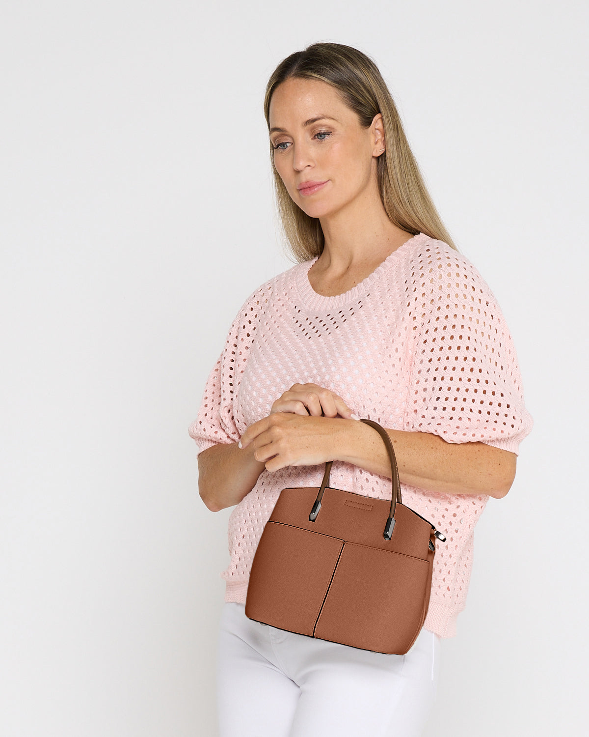 Isla Mini Tote – Brown