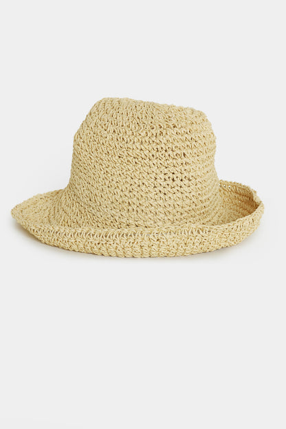 Isla Raffia Bucket Hat - Sand