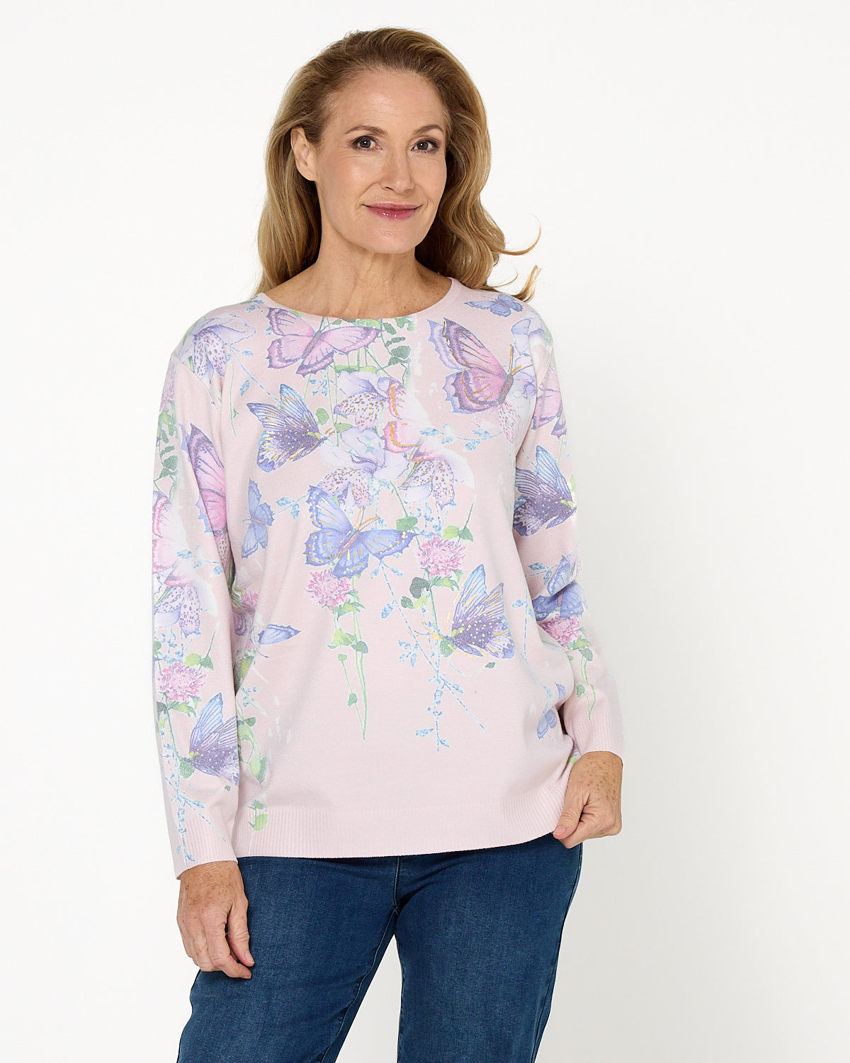 Julia Knit - Pink Butterfly