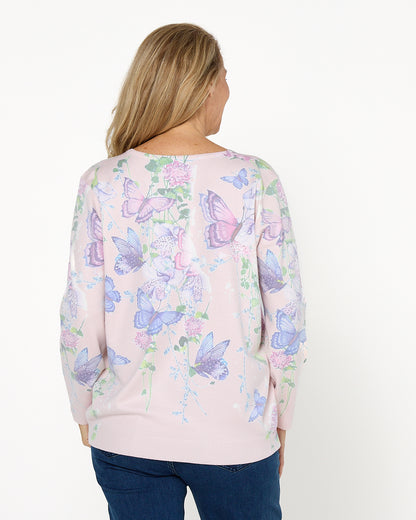 Julia Knit - Pink Butterfly