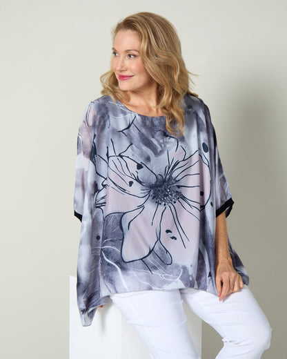 Iman Top - Silver Mist