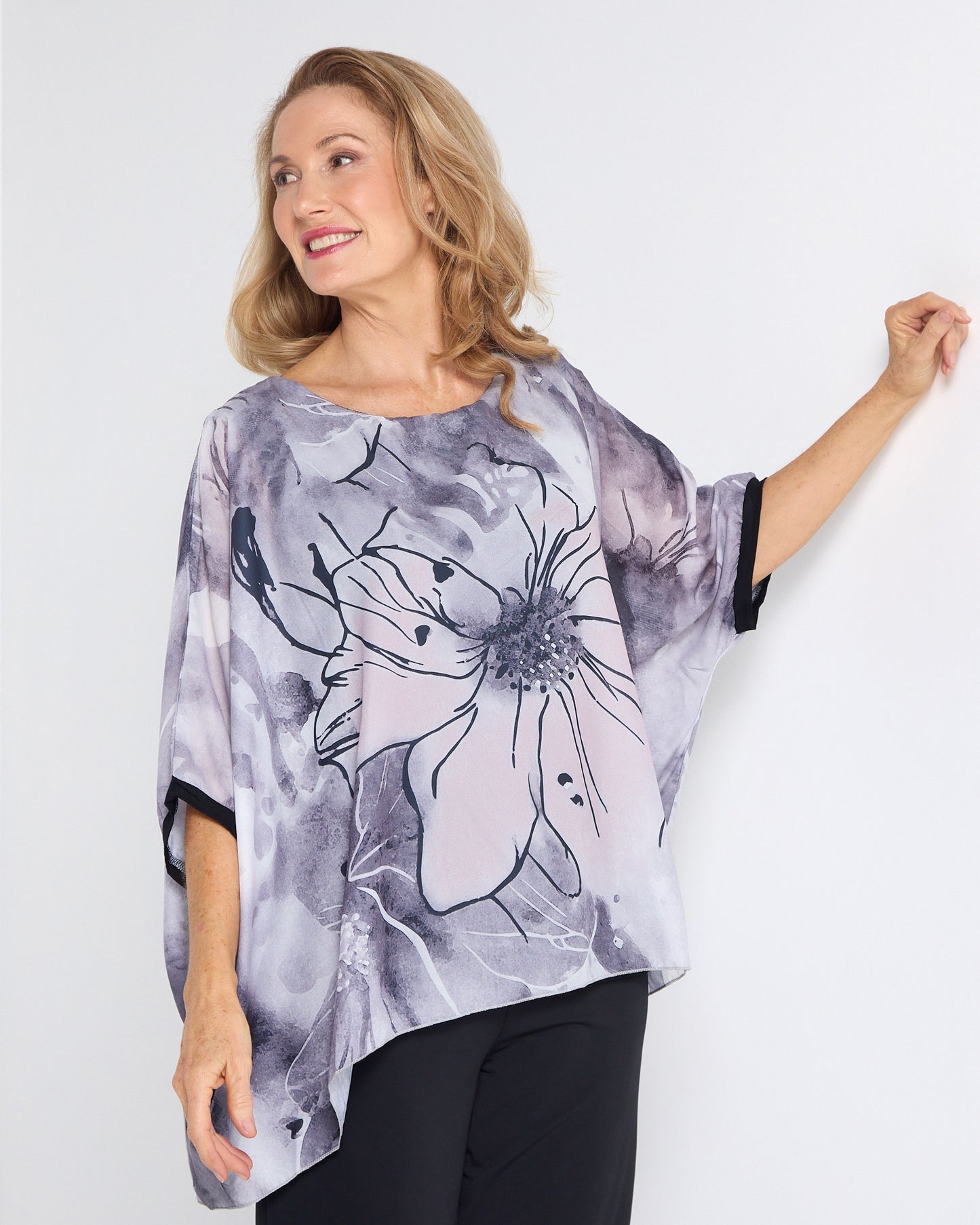 Iman Top - Silver Mist