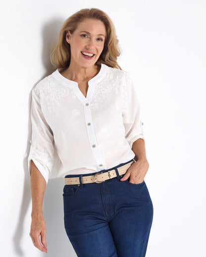 Jessie Blouse - White