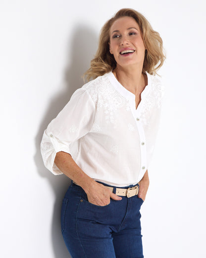 Jessie Blouse - White