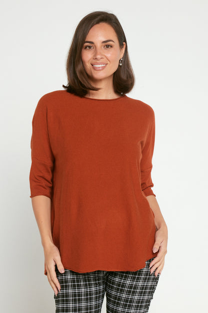 Jarrah Jumper - Burnt Orange