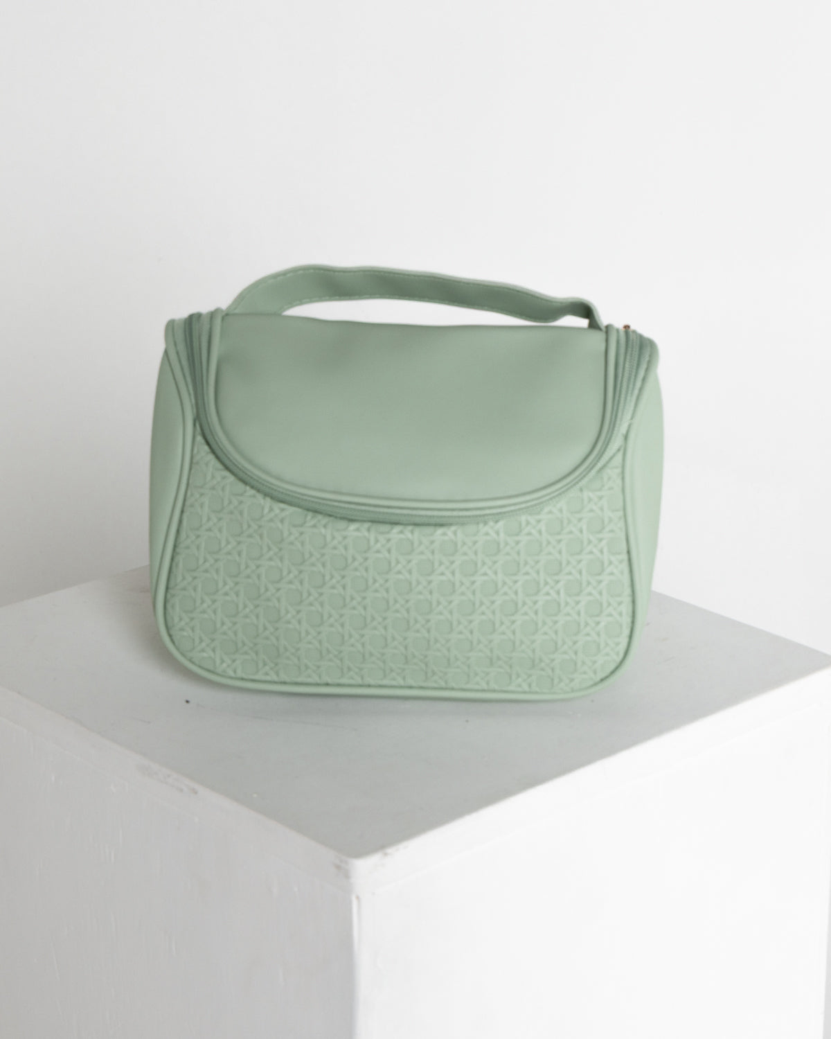Jetsetter Cosmetic / Travel Case - Sage Weave