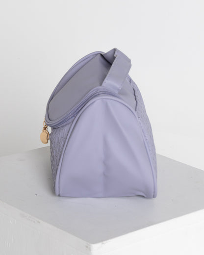 Jetsetter Cosmetic / Travel Case - Lavender Weave