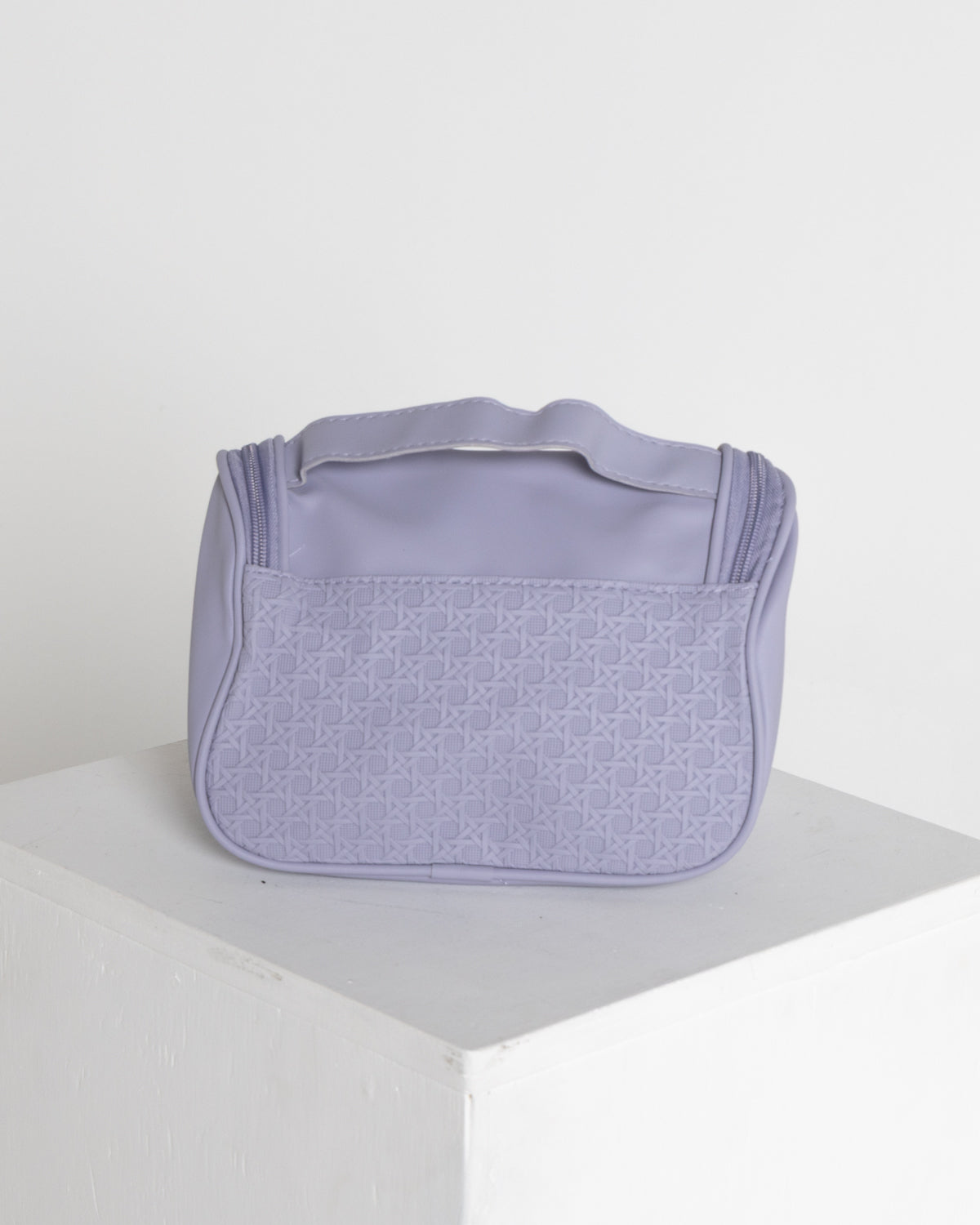 Jetsetter Cosmetic / Travel Case - Lavender Weave