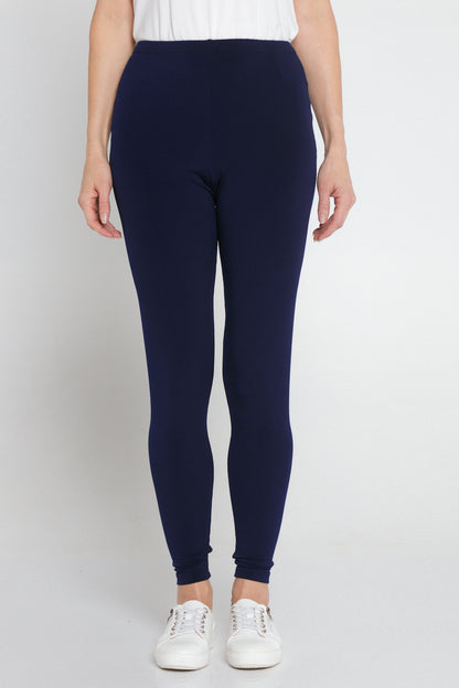 Bamboo Long Leggings - Navy