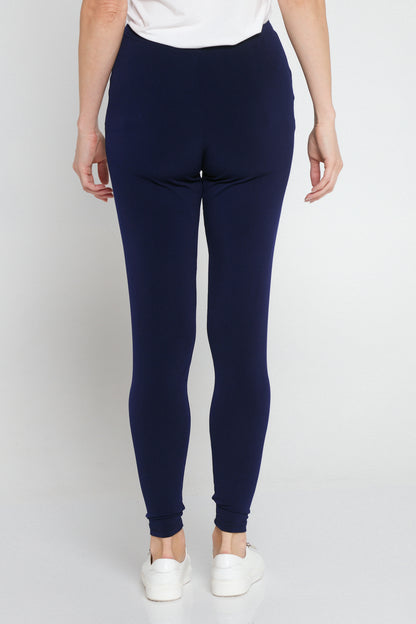 Bamboo Long Leggings - Navy