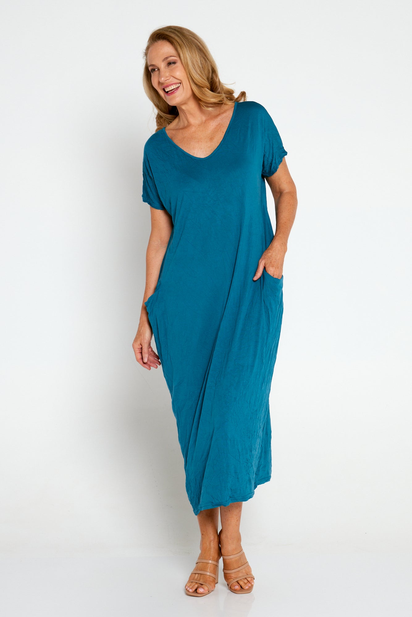 Josie Dress - Teal