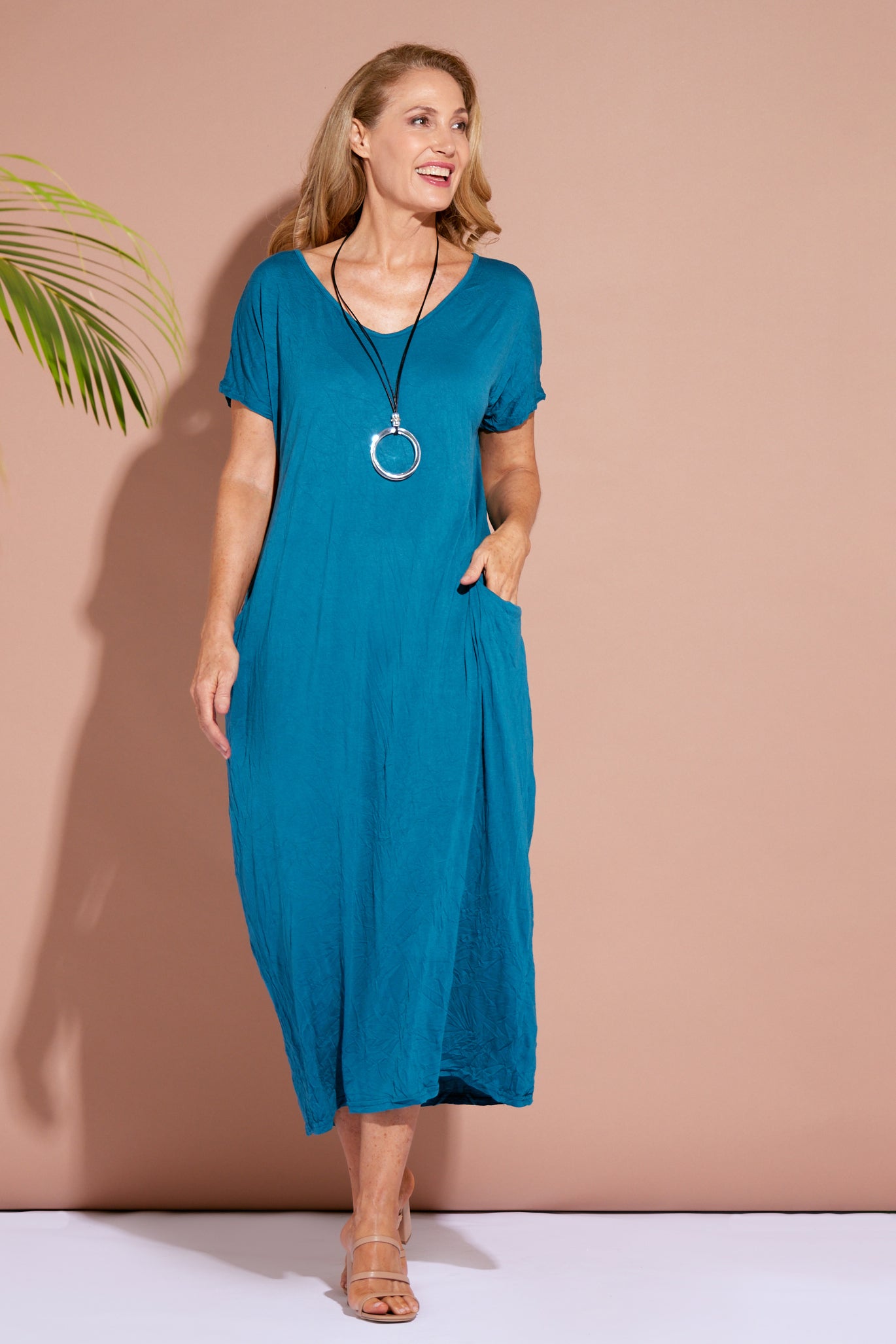 Josie Dress - Teal